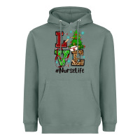 Sage love nurse life christmas Heavyweight Hoodie - CowGirlArtShop