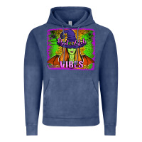 Vintage Denim bad witch vibes Vintage Hoodie - Jasminsmagicworld