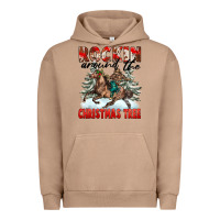 Pigment Burro Rockin Around The Christmas Tree Rodeo Urban Hoodie - FaDigitalArtStudio
