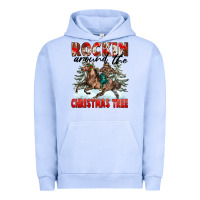 Pigment Grape Ice Rockin Around The Christmas Tree Rodeo Urban Hoodie - FaDigitalArtStudio