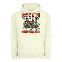 Pigment Pistachio Rockin Around The Christmas Tree Rodeo Urban Hoodie - FaDigitalArtStudio