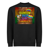 Black I'm The Rainbow Sheep Of The Family Tumbler Heavyweight Sweatshirt - BundleAndBundleShop