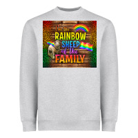 Heather Grey I'm The Rainbow Sheep Of The Family Tumbler Heavyweight Sweatshirt - BundleAndBundleShop