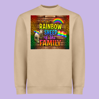 I'm The Rainbow Sheep Of The Family Tumbler Heavyweight Sweatshirt Designed By Bundleandbundleshop