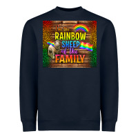 Navy I'm The Rainbow Sheep Of The Family Tumbler Heavyweight Sweatshirt - BundleAndBundleShop