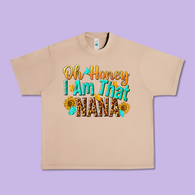 Oh Honey I Am That Nana Urban Heavy Tee Designed By Nancycooperartshop
