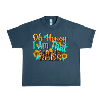 Midnight Navy oh honey i am that nana Urban Heavy Tee - NancyCooperArtShop