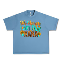 Pebble Blue oh honey i am that nana Urban Heavy Tee - NancyCooperArtShop