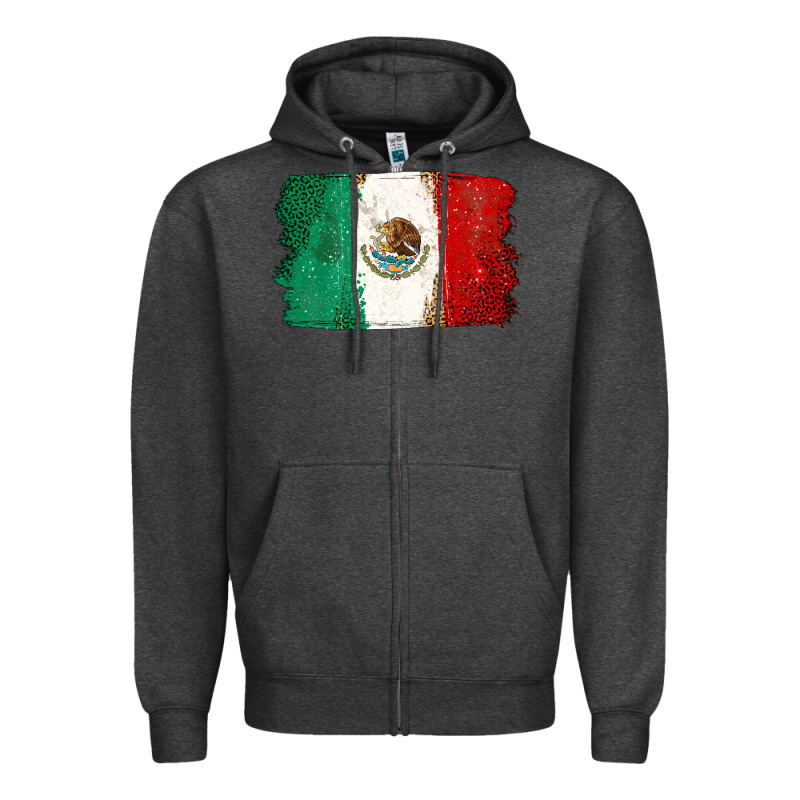 Mexican Flag Zipper Hoodie by texasbilliewilder | Teevron