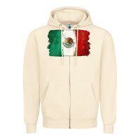 Sandshell Mexican Flag Zipper Hoodie - texasbilliewilder