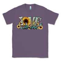 Lavender love like jesus sunflowers Classic Tee - NancyCooperArtShop