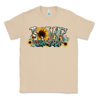 Mushroom love like jesus sunflowers Classic Tee - NancyCooperArtShop