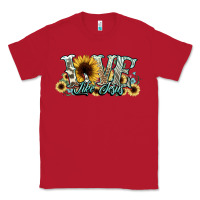 Red love like jesus sunflowers Classic Tee - NancyCooperArtShop