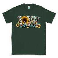 Sports Green love like jesus sunflowers Classic Tee - NancyCooperArtShop