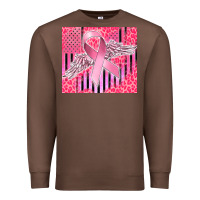 Chestnut cancer awareness american flag Premium Sweatshirt - CowGirlArtShop