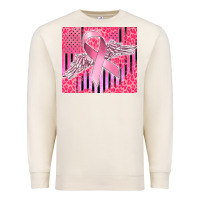 Sandshell cancer awareness american flag Premium Sweatshirt - CowGirlArtShop