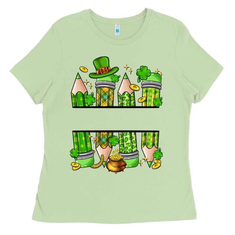 Personalized St. Patrick's Day Pencils Ladies Tee by Artiststas | Teevron