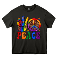Asphalt peace Heavy Core Tee - JahusDesignShop