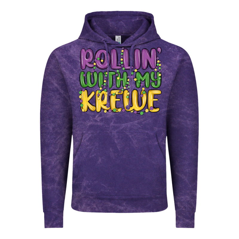Rollin With My Krewe Vintage Hoodie by MaliasSmallBusiness | Teevron