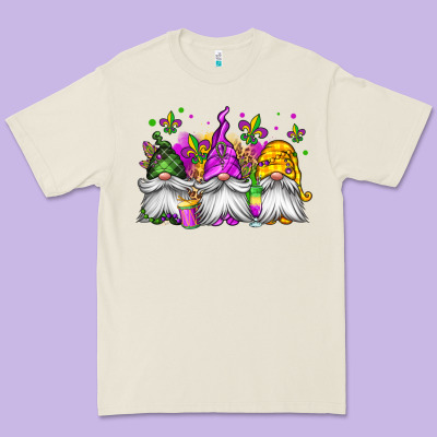Mardi Gras Gnomes Premium Tee Designed By Jasminsmagicworld