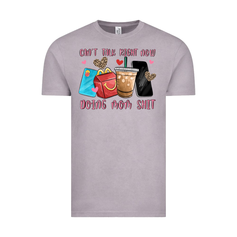 Can't Talk Right Now Doing Mom Shit Vintage Tee by MaliasSmallBusiness | Teevron