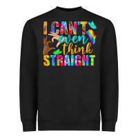 Black LGBTQ I Can't Even Think Straight Heavyweight Sweatshirt - BundleAndBundleShop