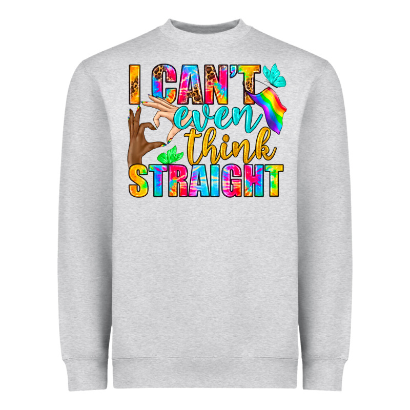 Lgbtq I Can't Even Think Straight Heavyweight Sweatshirt by BundleAndBundleShop | Teevron