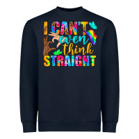 Navy LGBTQ I Can't Even Think Straight Heavyweight Sweatshirt - BundleAndBundleShop