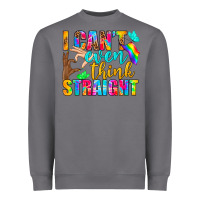 Storm LGBTQ I Can't Even Think Straight Heavyweight Sweatshirt - BundleAndBundleShop