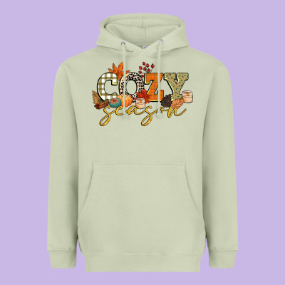 Cozy Season Heavyweight Hoodie Designed By Cowgirlartshop