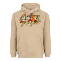 Mushroom cozy season Heavyweight Hoodie - CowGirlArtShop