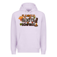 Lilac flannels boots and bonfires Premium Hoodie - CowGirlArtShop