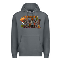 Rock flannels boots and bonfires Premium Hoodie - CowGirlArtShop