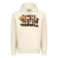 Sandshell flannels boots and bonfires Premium Hoodie - CowGirlArtShop