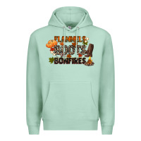 Seafoam flannels boots and bonfires Premium Hoodie - CowGirlArtShop