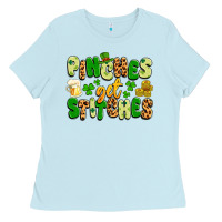 Baby Blue pinches get stitches Ladies Tee - Artiststas