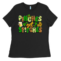 Black pinches get stitches Ladies Tee - Artiststas