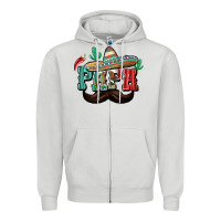 Dove Grey Mexican Papa Zipper Hoodie - texasbilliewilder