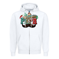 White Mexican Papa Zipper Hoodie - texasbilliewilder