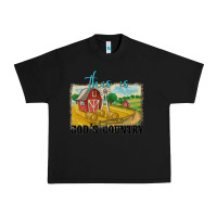 Black this is god's country Urban Heavy Tee - MaliasSmallBusiness
