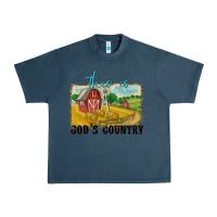 Midnight Navy this is god's country Urban Heavy Tee - MaliasSmallBusiness
