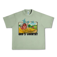Oil Green this is god's country Urban Heavy Tee - MaliasSmallBusiness