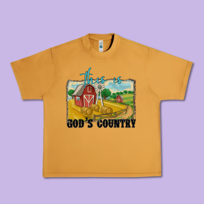 This Is God's Country Urban Heavy Tee Designed By Maliassmallbusiness