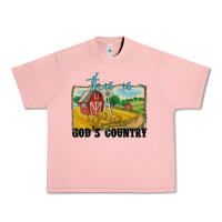 Salmon this is god's country Urban Heavy Tee - MaliasSmallBusiness