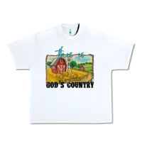 White this is god's country Urban Heavy Tee - MaliasSmallBusiness