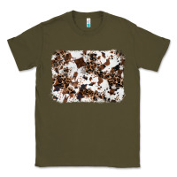 Army Green cowhide leopard background Classic Tee - RanaPortraitStore