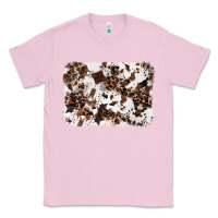 Bubblegum Pink cowhide leopard background Classic Tee - RanaPortraitStore