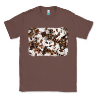Chestnut cowhide leopard background Classic Tee - RanaPortraitStore