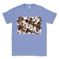 Colony Blue cowhide leopard background Classic Tee - RanaPortraitStore