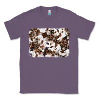 Lavender cowhide leopard background Classic Tee - RanaPortraitStore